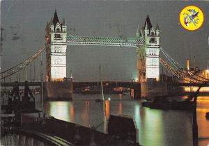 uk35104 tower bridge by night london uk