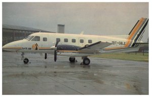 Britt Air Embaer EMB 110P2 Bandeirante Airplane Postcard