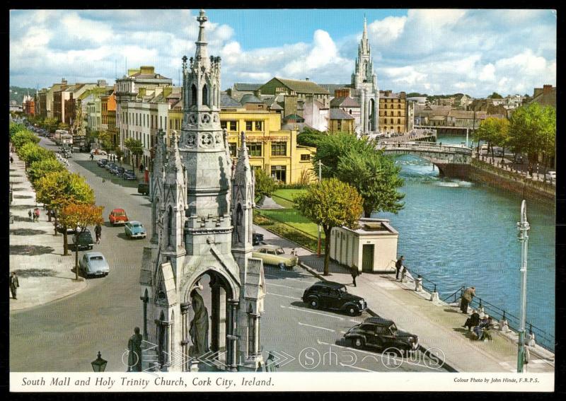 South Mall and Holy Trinity Church, Cork City, Ireland.