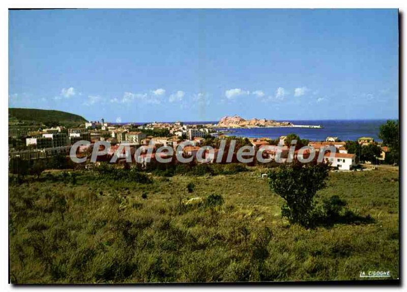 Postcard Modern Ile Rousse Partial View Of The City