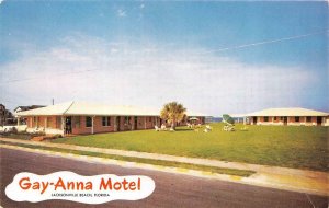 JACKSONVILLE BEACH, FL Florida  GAY-ANNA MOTEL~Phoebe Hampton ROADSIDE Postcard