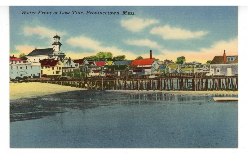 MA - Provincetown. Water Front at Low Tide