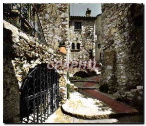 Postcard Modern French Riviera Eze Village Palace of the Prince of Sweden