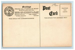 C.1910 Argonauts' Hotel 4th & Market San Francisco Postcard F30