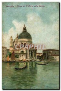 Italy Italia Venezia Old Postcard Chiesa di S. Maria della Salute