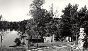 C.1910 Townline Lake From Forest Glen Resort Munising, MI Postcard P134