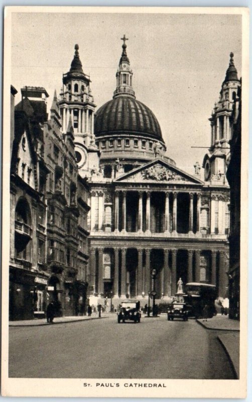 Postcard - St. Paul's Cathedral - London, England