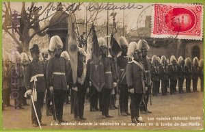 af1242 - ARGENTINA - Vintage Postcard  -  Los cadetes chilenes  - 1910