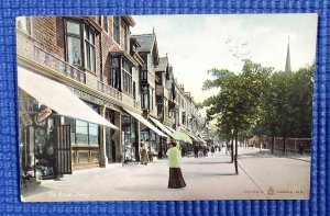Vintage The Grove Street Scene Ilkley Yorkshire Reliable Series 148 Postcard