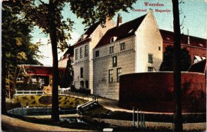 Netherlands Woerden Centraal Magazijn Vintage Postcard C030