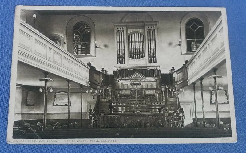 Vintage  Postcard Congregational Church Hadleigh Northamptonshire B1C