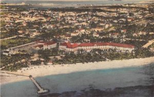 Aerial View CASA MARINA HOTEL Key West, FL c1920s Hand-Colored Vintage Postcard