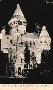 Vintage Postcard Gingerbread Historic Castle By Great Joseph Urban Hamburg NJ