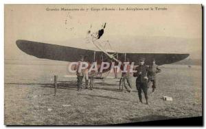 Old Postcard Jet Aviation Maneuvers of the 7th body & # 39armee The airplanes...