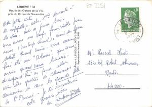 BF2251 lodeve route des gorges  de la vis  france