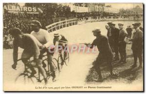 Postcard Old Bike Cycle Cycling Le Bol d & # 1910 39Or wins by Leon Georget C...