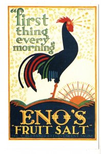 Rooster, Enos Fruit Salt Advertisement