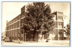 c1940's Company Memorial Building Shenandoah Iowa IA RPPC Photo Vintage Postcard