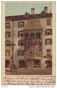 Innsbruck, Gold, Dachi, Tirol, Austria, PU-1911