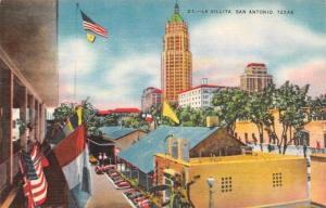 SAN ANTONIO, TX Texas   LA VILLITA~The Original City    c1940's Linen Postcard