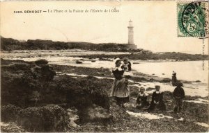 CPA Benodet- Le Phare et la Pointe de l'Entree de 1 Odet FRANCE (1025582)