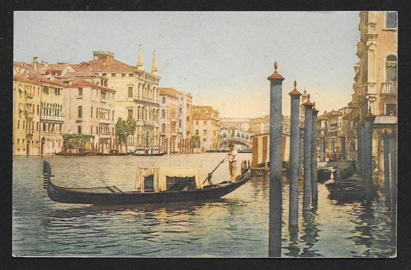 Grand Canal Venice ITALY Used c1920s