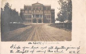 Bismarck North Dakota Capitol Building Real Photo Antique Postcard J67356