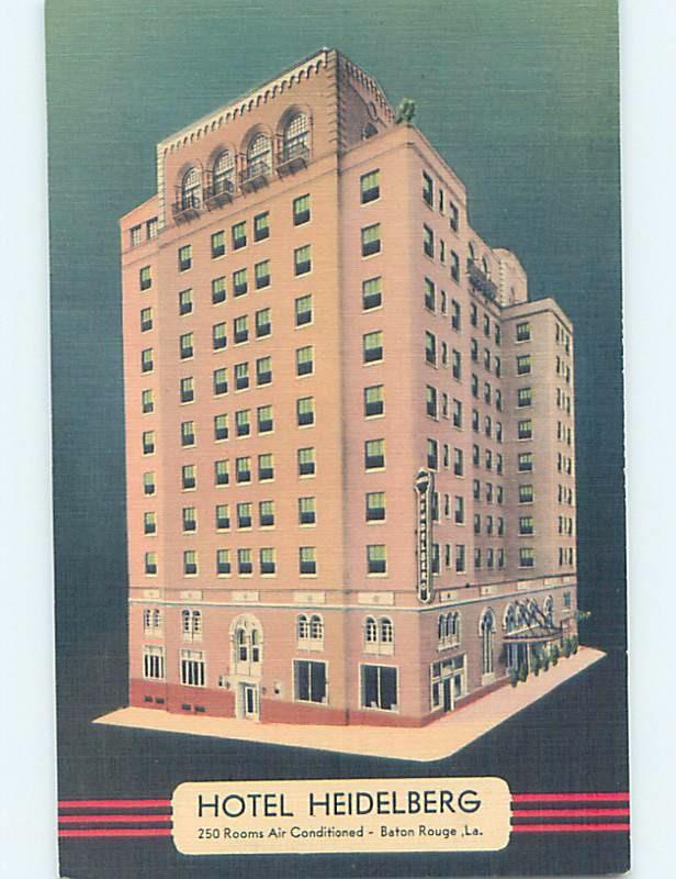 Unused Linen HOTEL SCENE Baton Rouge Louisiana LA B1420