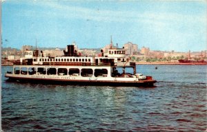 Vtg San Diego Bay California CA San Diego & Coronado Ferry 1950s Chrome Postcard