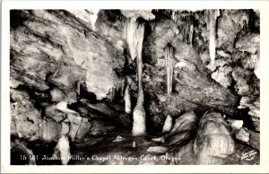 Vtg Joachim Miller's Chapel Oregon Caves OR RPPC Real Photo Sawyer Postcard