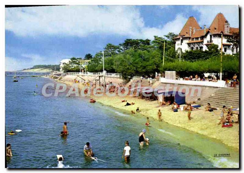 Modern Postcard Bassin D'Arcachon The Moulleau Beach