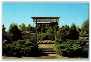 Japanese Gardens Interntional Peace Gardens Salt Lake City Utah UT Postcard