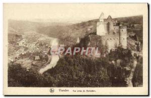 Old Postcard Vianden Vue Prize Belvedere