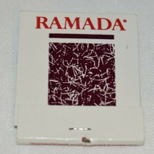 Ramada Inn White 20 Strike Matchbook