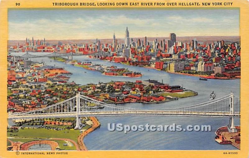 Triborough Bridge, Hellgate New York City NY Unused