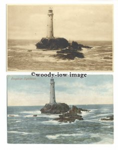 tb0233 - Longships Lighthouse at Lands End - 2 postcards