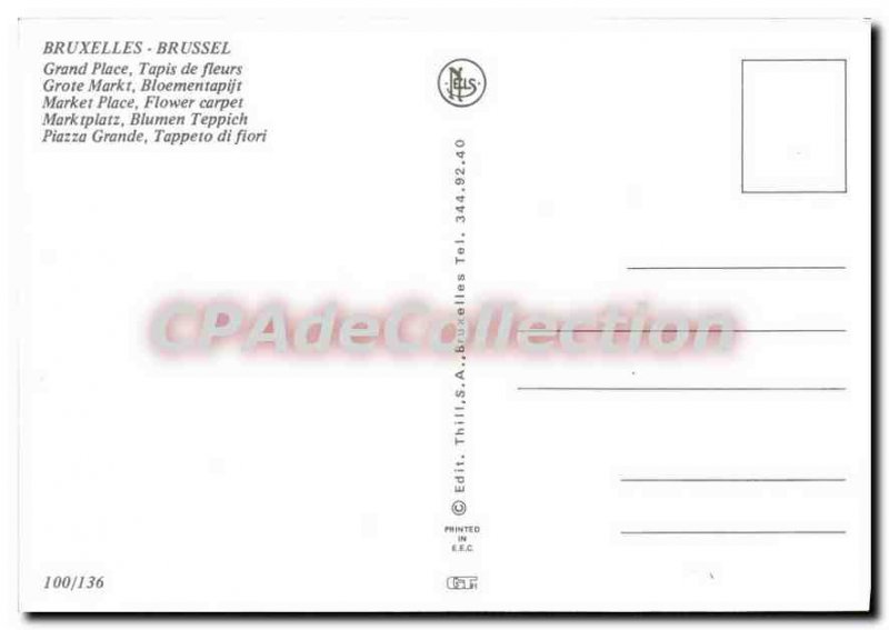 Postcard Modern Brussels Brussel