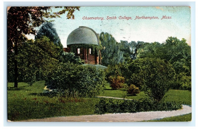 Observatory Smith College Northampton MA Massachusetts Postcard (EL13)