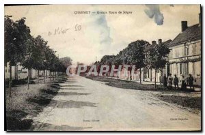 Postcard Old Charmoy Great Road Joigny