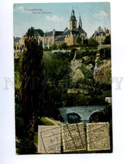 138724 LUXEMBOURG Bridge Pont du Stierchen Vintage PC