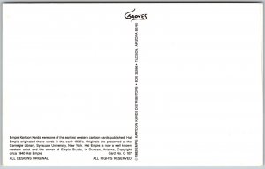 In The Far, Far West, Comic - Postcard 