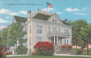 Illinois Springfield Governors Mansion 1950