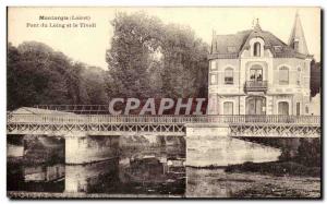 Old Postcard Montargis Pont du Loing and the Tivoli