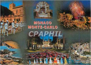 Modern Postcard Principality of Monaco Monte Carlo Yacht Army Various Views