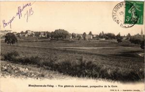 CPA MONTFAUCON - du-VELAY - Vue générale nord-ouest perspective de (517594)