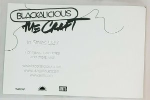 Vintage Advertising Card:Blackilicious- the craft promo card. 