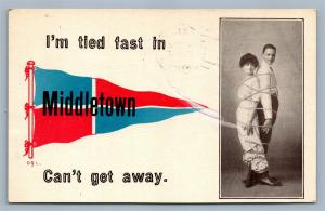 MIDDLETOWN CT 1912 ANTIQUE POSTCARD