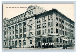 Vintage Post Office Winnipeg Canada Postcard P148