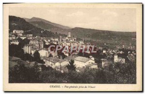 Old Postcard Grasse General View from the & # 39Ouest