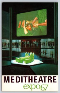 Montreal Canada~1967 Expo~Meditheatre Sci-Fi Health Pavilion~Clamps on Head